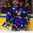 HELSINKI, FINLAND - DECEMBER 31: Team Sweden celebrates after their first goal of the game during preliminary round action at the 2016 IIHF World Junior Championship. (Photo by Matt Zambonin/HHOF-IIHF Images)

